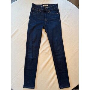 Madewell Women's 9" High rise skinny blue wash jean size 23
